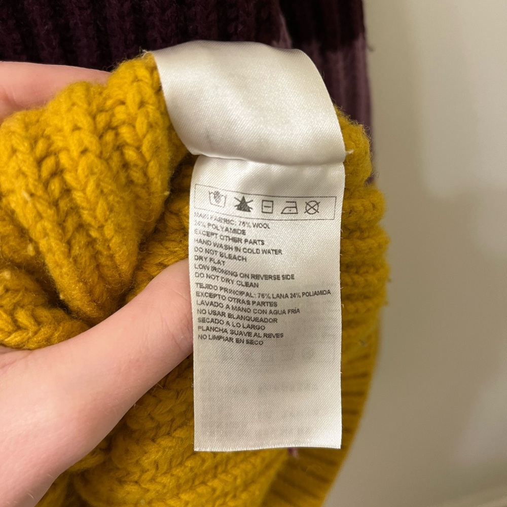 ba&sh Women's Colorful Thick Wool Sweater - Picture 7 of 7